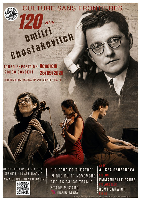 "L'Ombre et la Lumière" Hommage pour les 120 ans de Dmitri Chostakovitch