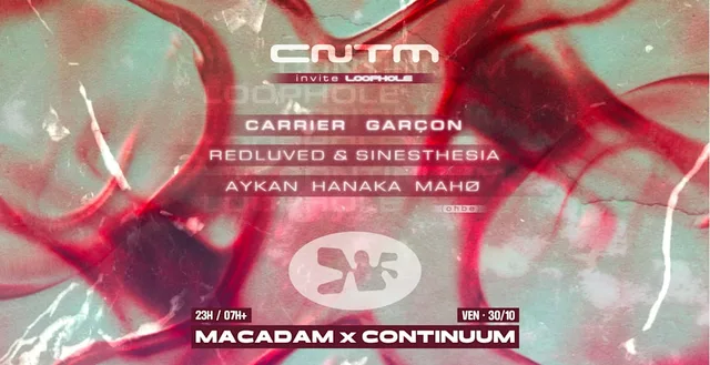 Continuum : Garçon, Carrier, Redluved B2B Sinesthesia