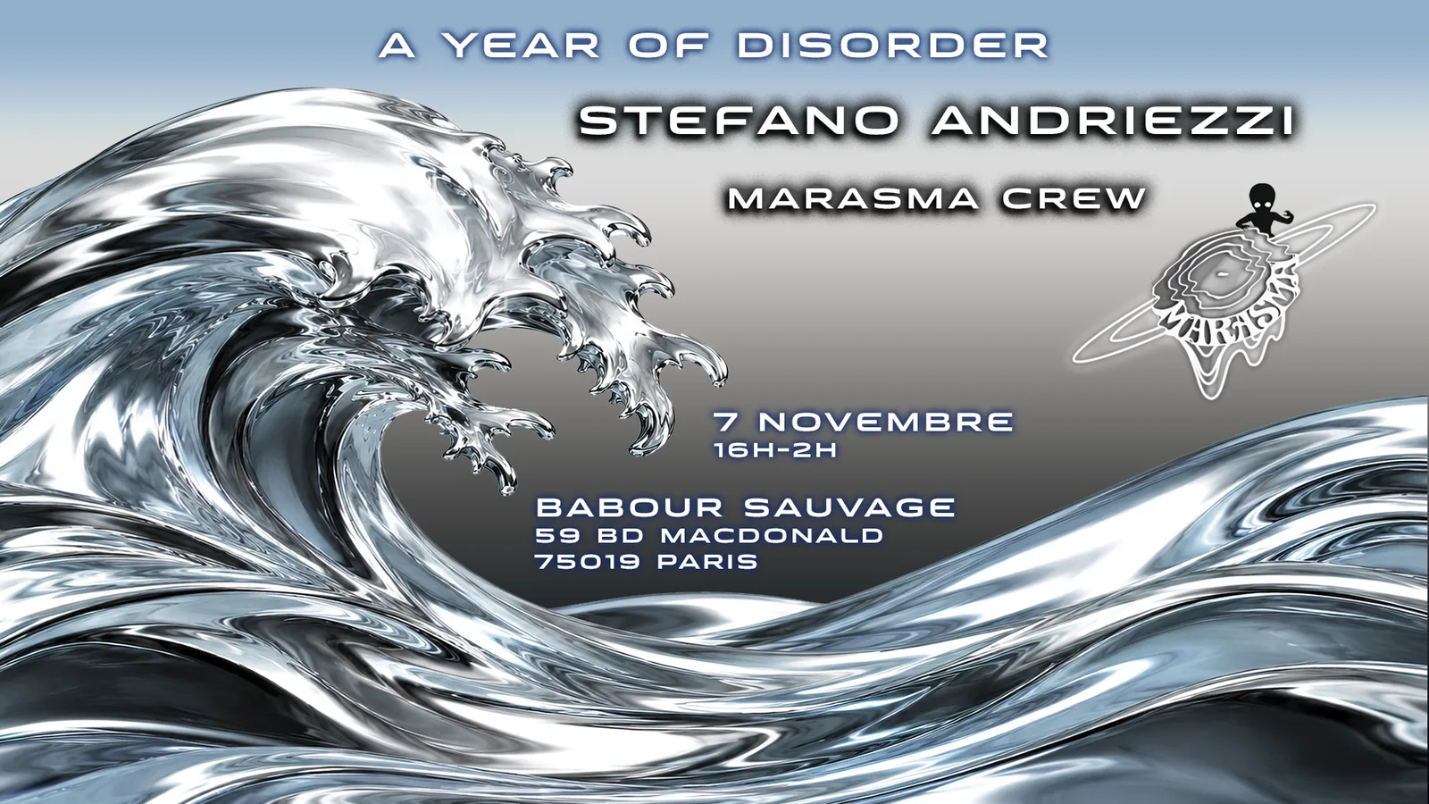 Marasma — A year of disorder