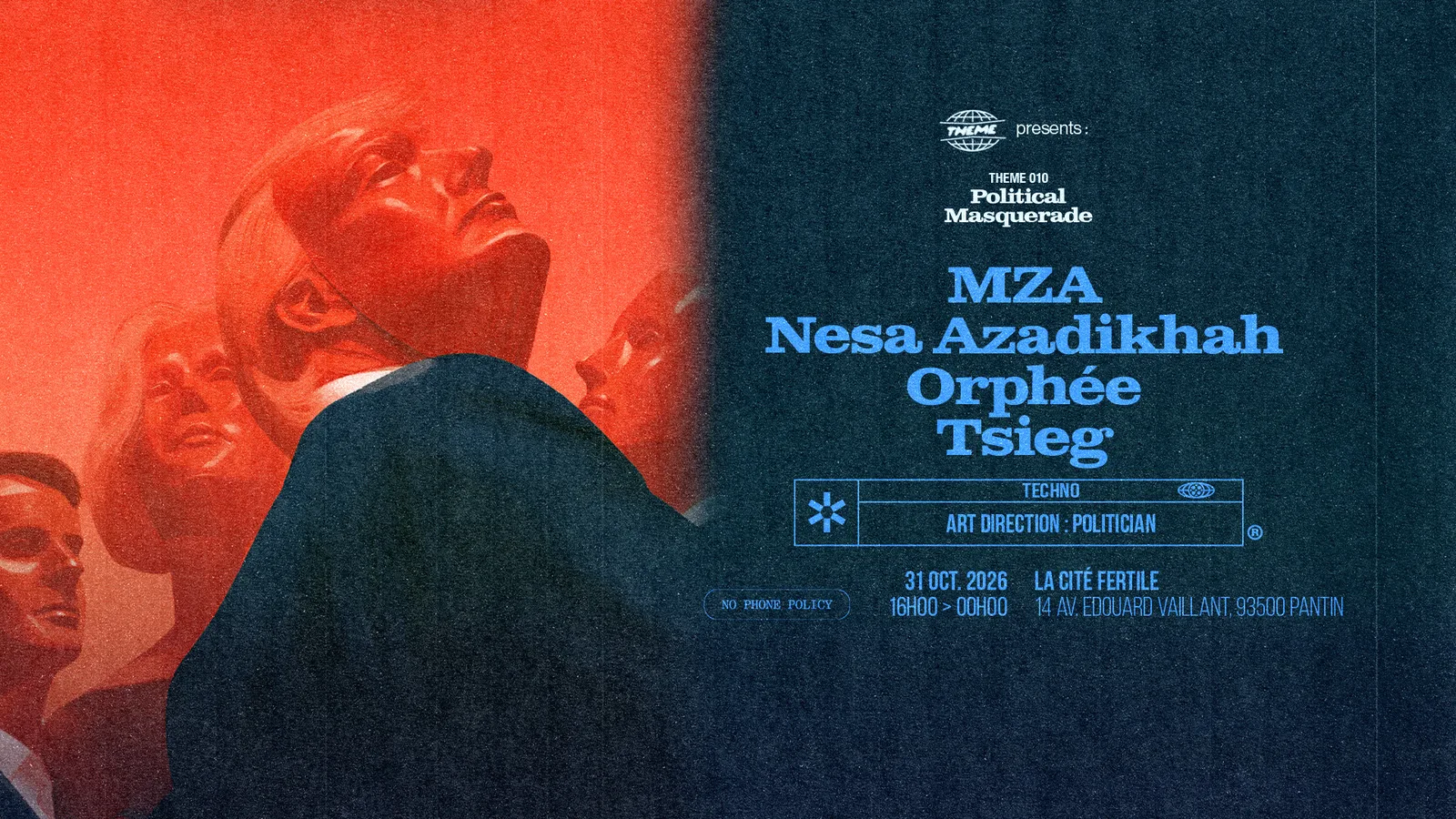 MZA, Nesa Azadikhah - THEME010 - Mascarade Politique