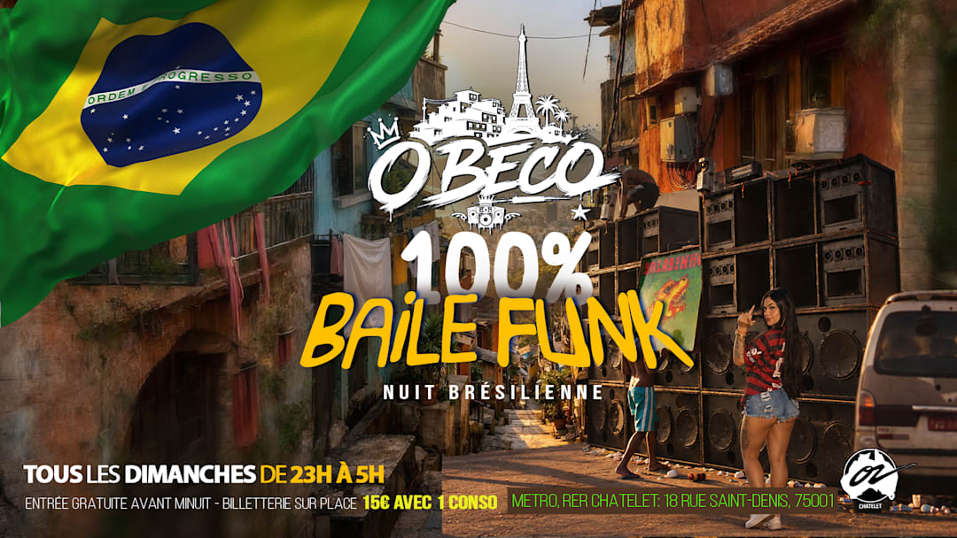 O Beco 100% Baile Funk (nuit brésilienne)