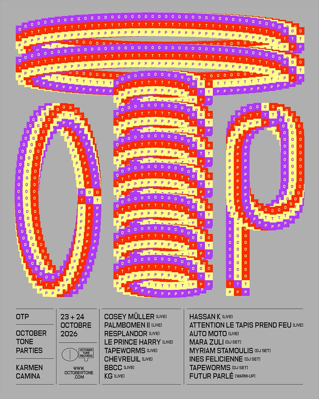 October Tone Parties 2026