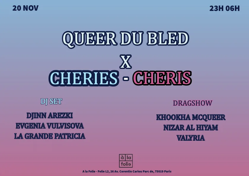Queer du Bled x Chéries-Chéris