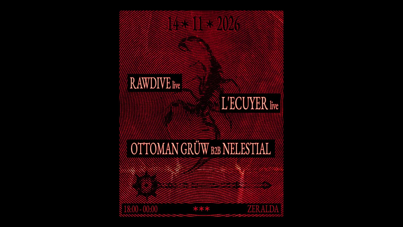 Rawdive, L'Ecuyer, Ottoman Gruw b2b Nelestial