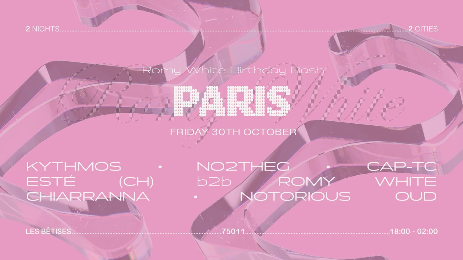 Romy White Birthday Bash - Paris