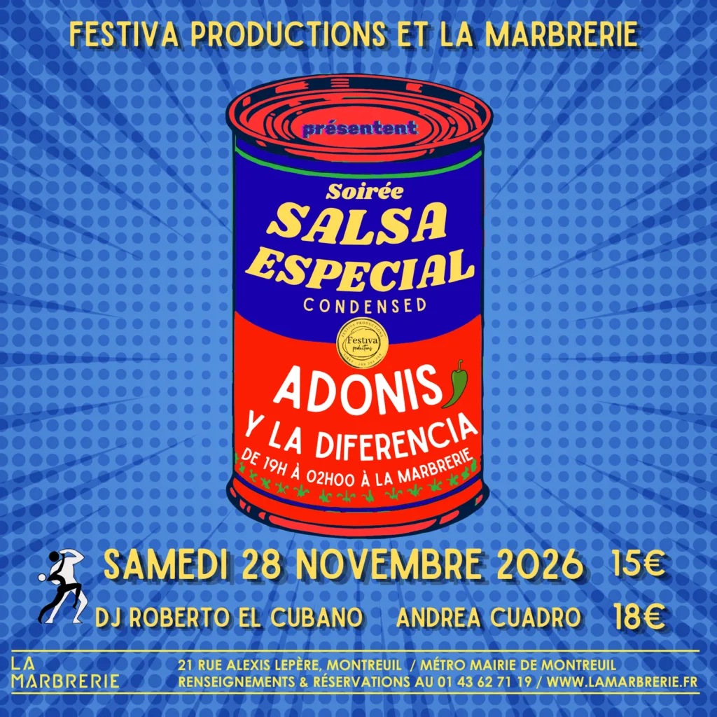 Salsa especial avec Adonis y La Diferencia – Release Party