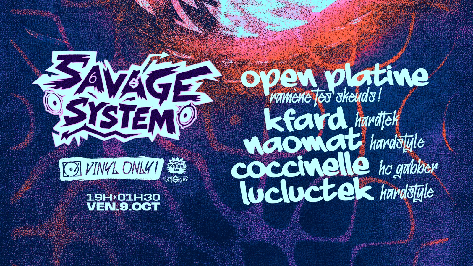 Savage System 6 : Full Vinyl Gabber, Hardstyle, Hardtek