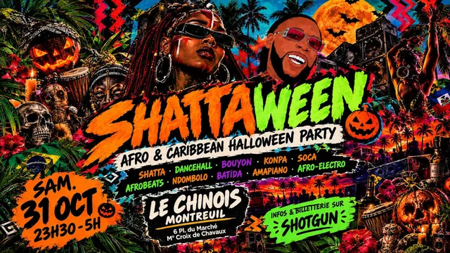 Shattaween - Afro & Caribbean Halloween Party