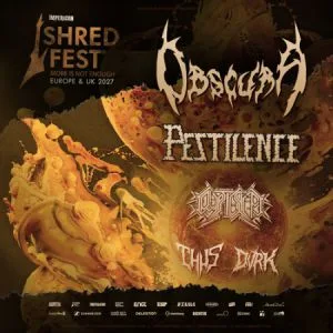 Shred Fest - Obscura + Pestilence + Cryptic Shift + Thus + DVRK