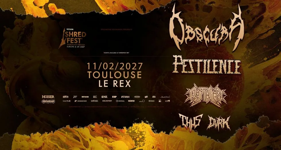 Shred Fest : Obscura & Pestilence & Cryptic Shift & Thus & DVRK