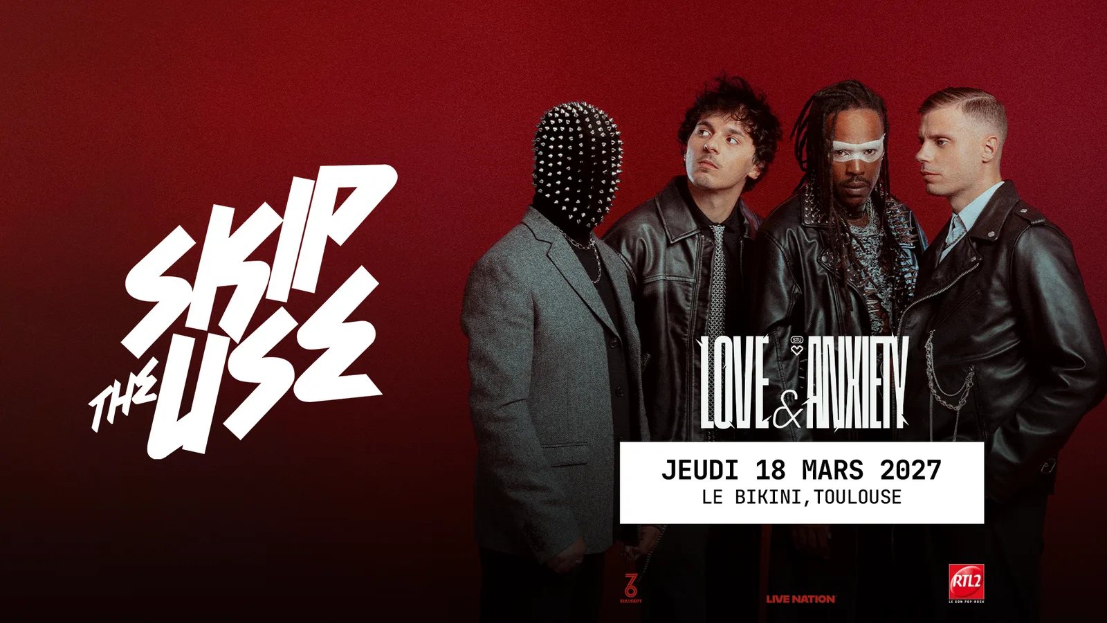 Skip The Use "Love & Anxiety Tour"