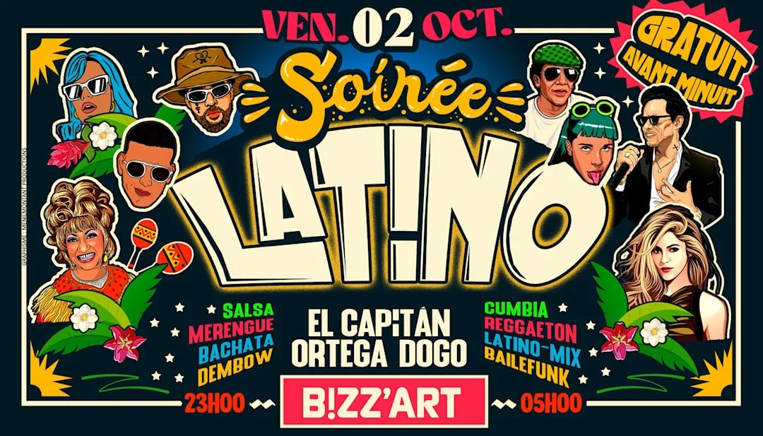 Soirée latino x Canal Saint-Martin