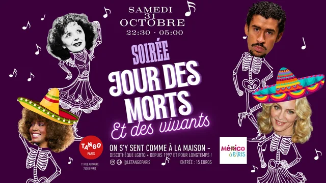 Soirée lgbt - Dia de muertos