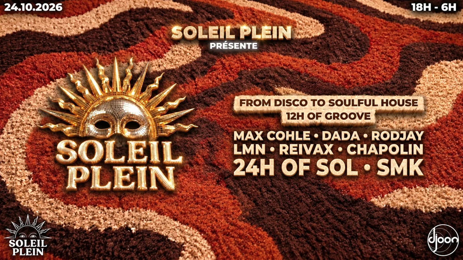 Soleil Plein : 12h of groove