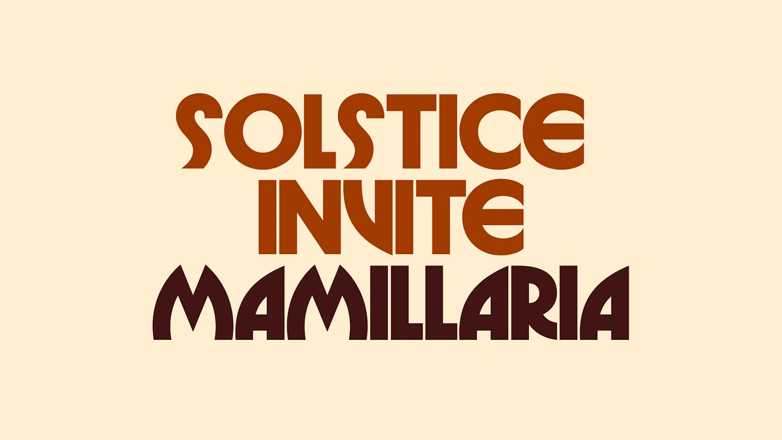 Mamillaria