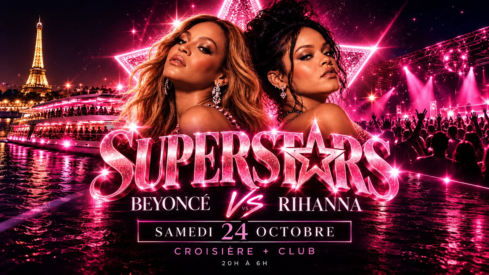 Superstars on boat: Rihanna vs Beyoncé