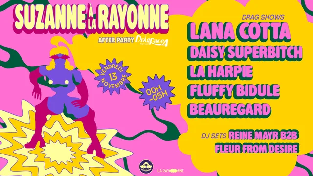 Suzanne : after party Drag Race France