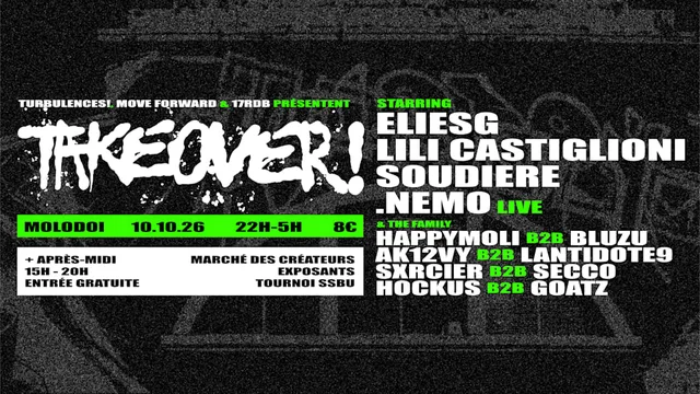 Takeover! : Turbulences! x MoveForward x 17RDB