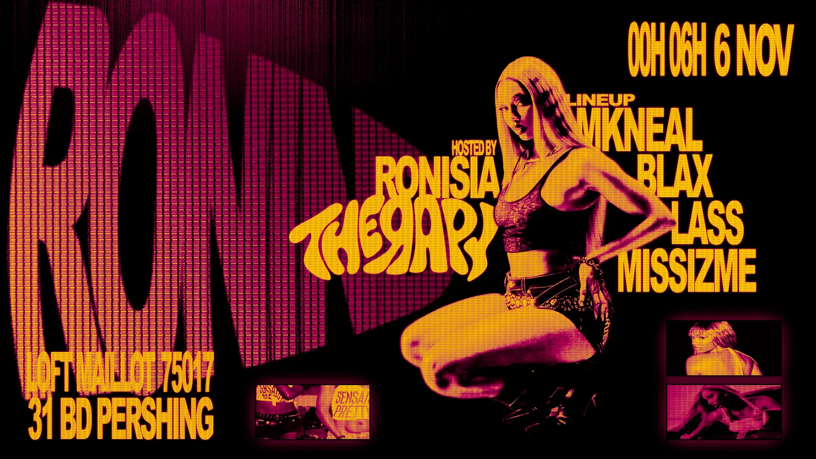 Therapy x Roni'Nb Party - Hosted by Ronisia / 6 NOV