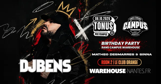 Tonus DJ Bens - Birthday 9 ans du Campus