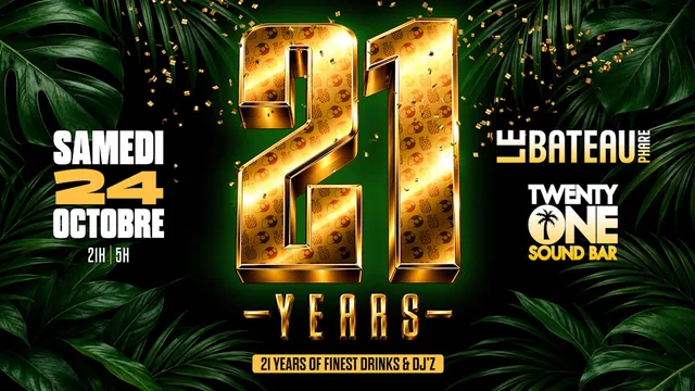 Twenty One Sound Bar - 21 Bday Edition