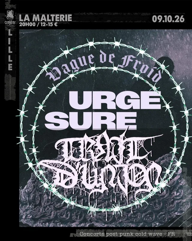 Vague de froid : Trait d’Union + Urge + Sure