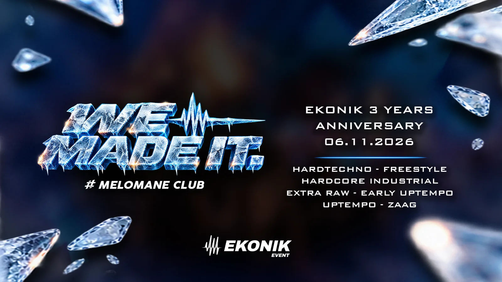 We made it : 3 years of Ekonik Event